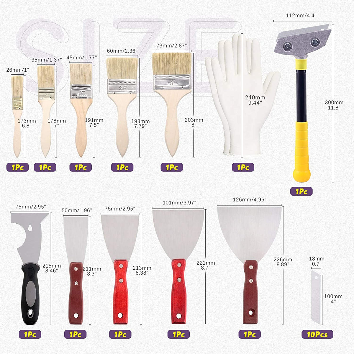 All in one Paint Starter Pack EZ Painting Tools