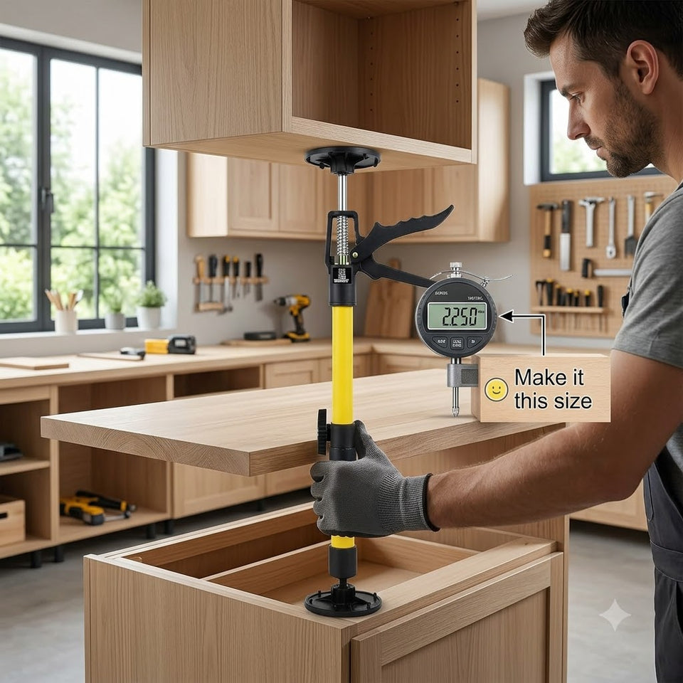 Adjustable Support Pole for Woodworking, Cabinet Jack, and Drywall Support Heavy-Duty