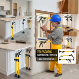 Adjustable Support Pole for Woodworking, Cabinet Jack, and Drywall Support Heavy-Duty