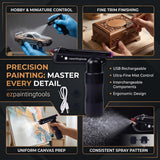 Electric Marker Spray Gun | USB Rechargeable | Pack of 1 - Airbrush Art Tool - EZ Painting Tools