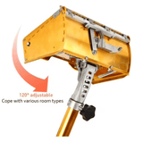 EZ 10" Drywall Mud Box - Professional Flat Finishing Tool Power Plastering Scraper for Wall Painting Prep - EZ Painting Tools