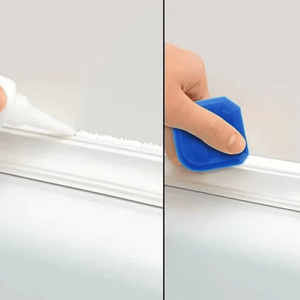 EZ 4PCS Caulk Finishing Tool Kit - Silicone Sealant Smoother & Scraper Set - EZ Painting Tools