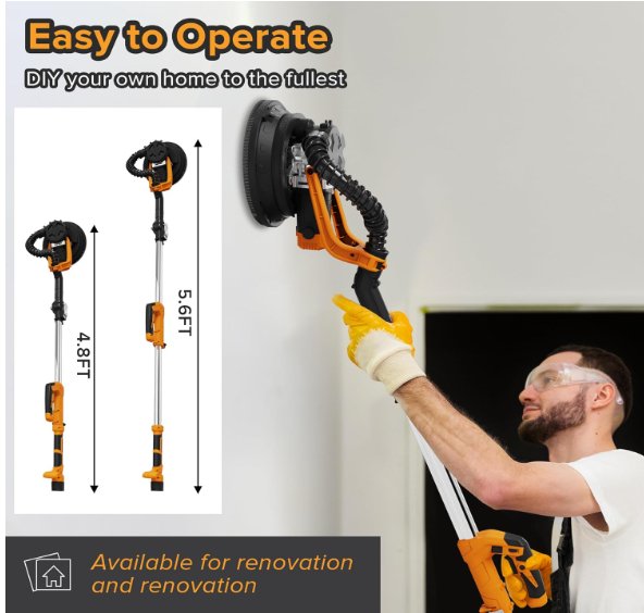 EZLightPro 880W Drywall Sander - EZ Painting Tools