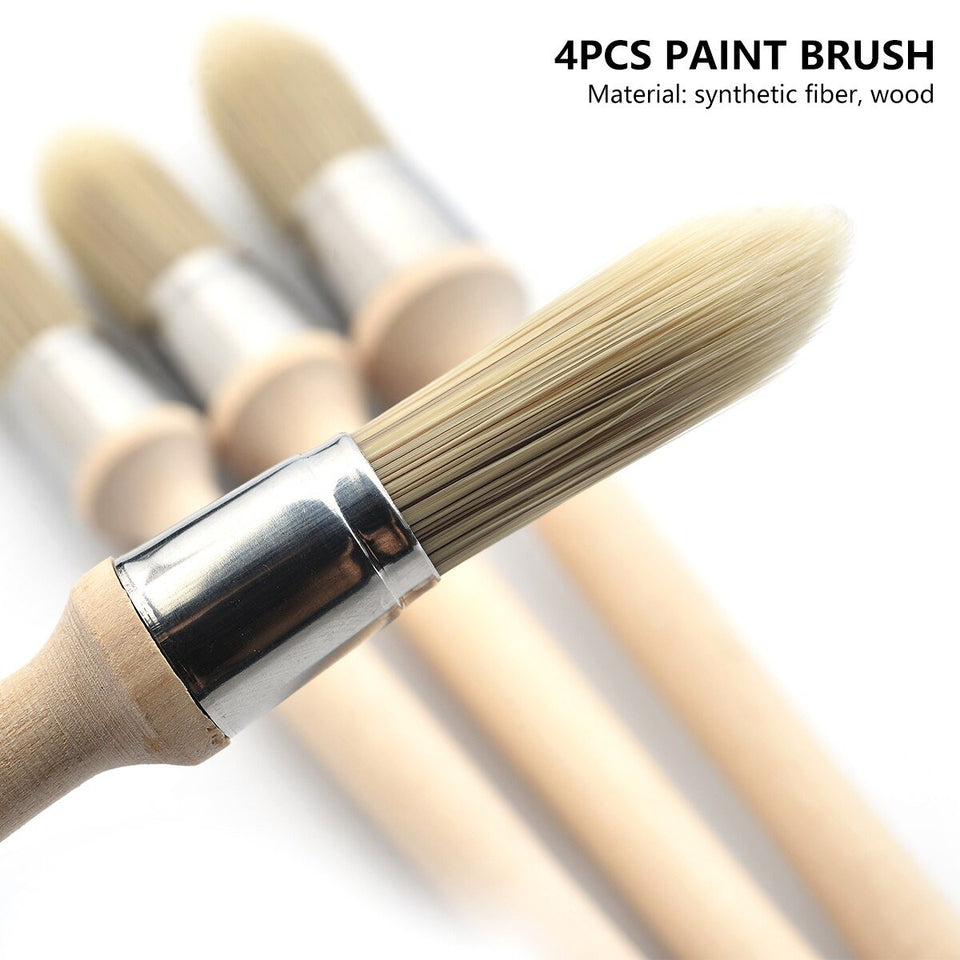 4pcs Trim Paint Brushes – EZ Painting Tools