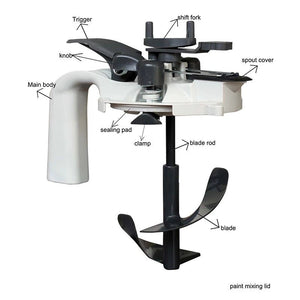 Auto Paint Mixing Lid - EZ Painting Tools - ezpaintingtools.com