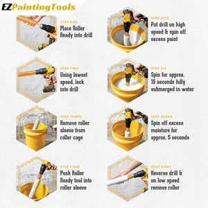 EZ™️ Paint Roller Cleaner - DIY Model - EZ Painting Tools